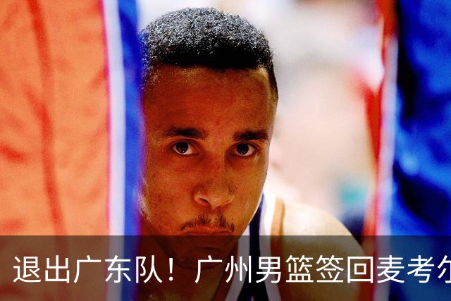 退出广东队！广州男篮签回麦考尔，上赛季坑惨杜锋了！